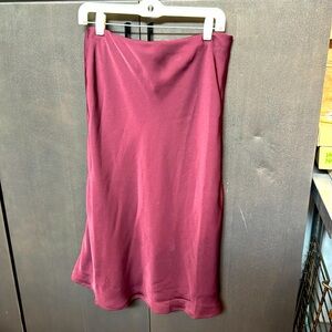 Washable silk slip skirt